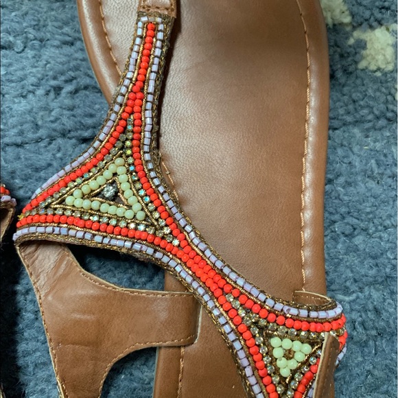 Madden Girl Beaded Sandals - Picture 2 of 3